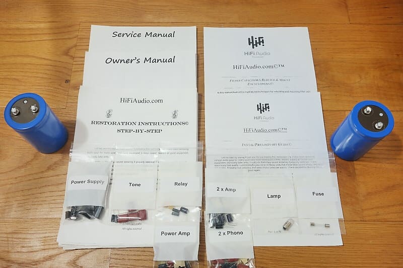 Marantz 1200 restoration kit filter capacitor repair rebuild fix  			