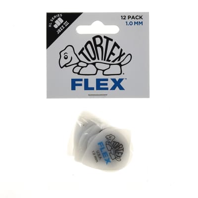 Dunlop 466P100 Tortex Flex Jazz III XL 1.0 mm Player's Pack/12 image 1