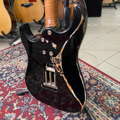 Agostin Custom Guitars Classic S Relic Aged Black SSS image 10