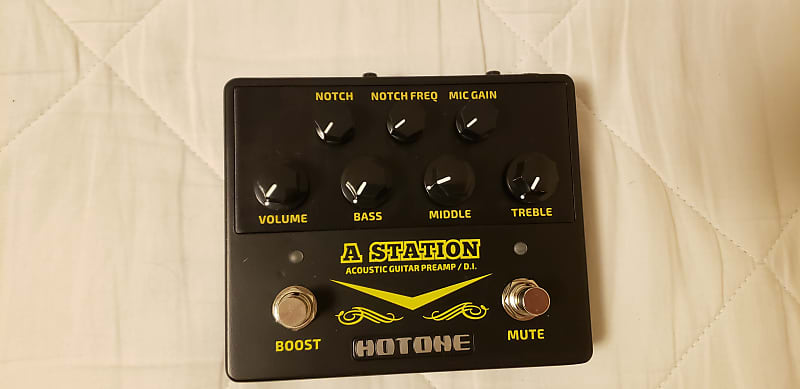 Hotone A Station Acoustic Guitar Preamp/DI 2010s - Black image 1