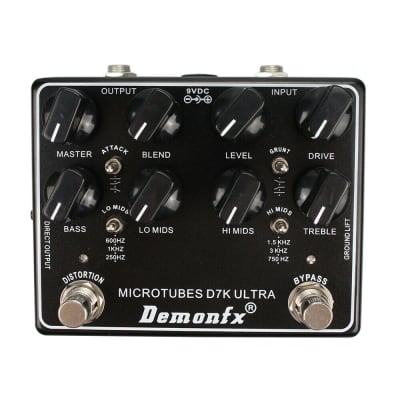【値下げ可】DemonfxMICROTUBES A7K アナログベースプリアンプ Demonfx-マイクロモチューブ付きアナログベースプリアンプ,オーバー