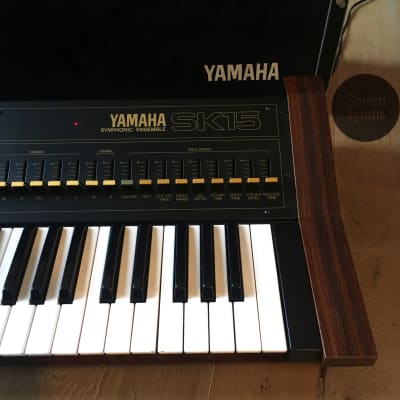 Yamaha Sk-15 vintage analog string machine, poly synth & organ / Serviced / with original hard case image 8