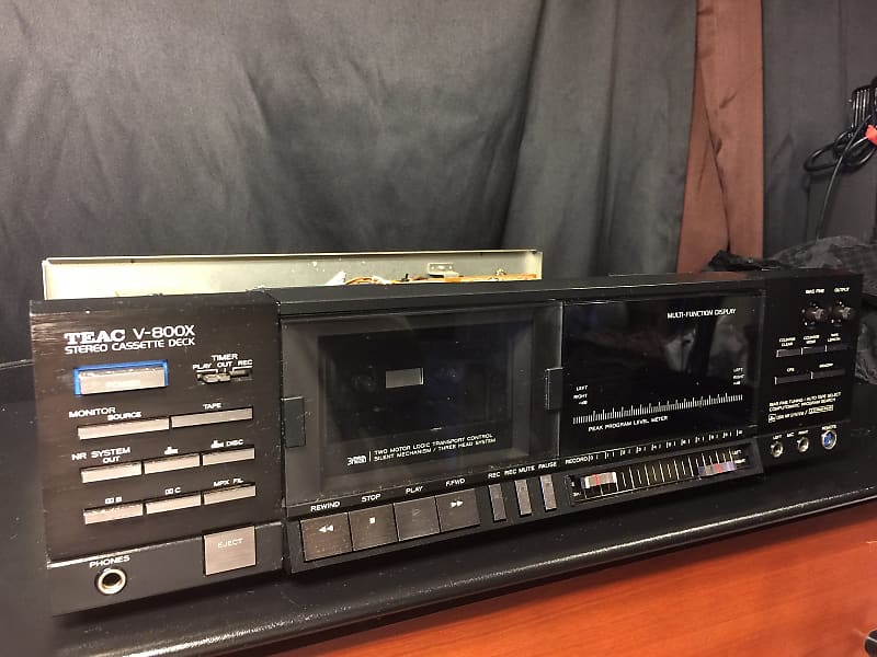 Rare Vintage TEAC V-800X Stereo Cassette Deck | Reverb