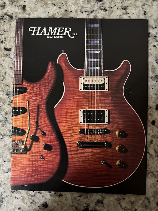 Hamer Guitar Catalog 1992 chaparral Californian Centaura Reverb