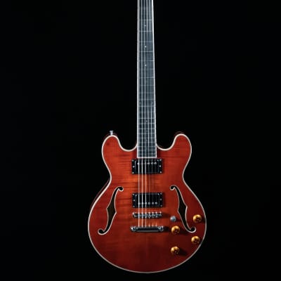 Eastman T184-MX, Fully Solid Carved Thinline, Maple Top, Mahogany Back/Sides - NEW image 7