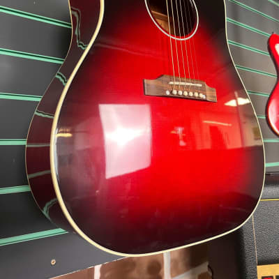 Gibson Slash J-45 Vermillion Burst 2019 Electro-Acoustic Guitar image 3