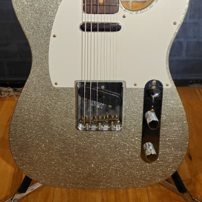 Fender 2023 Limited Edition Custom Shop '63 Telecaster Silver Sparkle w/ OHSC & CoA image 10