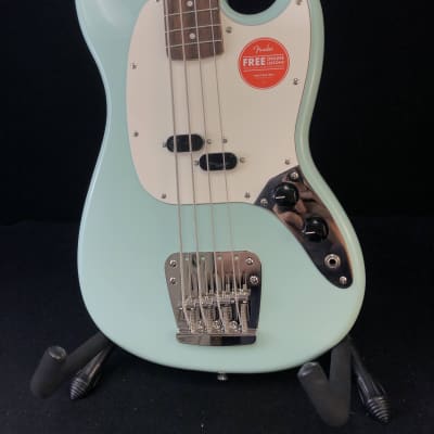 Squier Classic Vibe 60's Mustang Bass Surf Green image 3