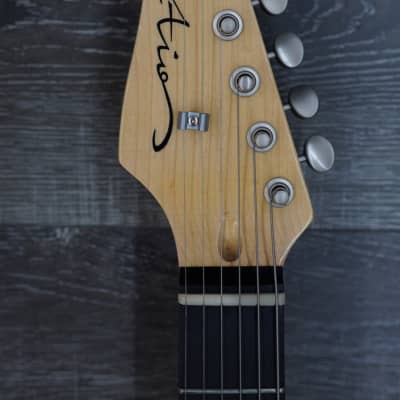 AIO S4 Left-Handed Electric Guitar - Buttercream (Mint Pickguard) image 4