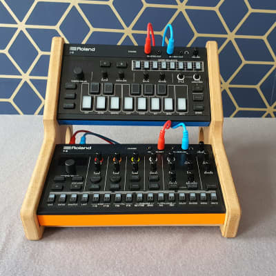 Roland Aira Compact S1 J6 T8 E4 - Oak Veneer Stand from Synths And Wood image 1