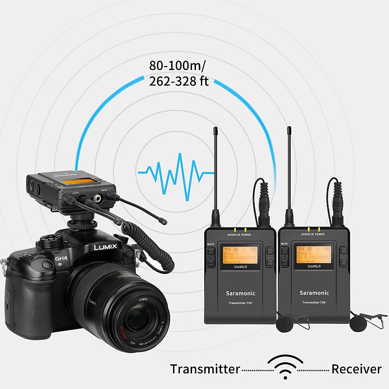  Hollyland Lark Max Wireless Lavalier Microphone System with  Professional ENC, Studio Quality Audio, 22H Duration, 820ft(250m) Range,  Compatible with DSLR Camera, iPhone, Android, PC-Black : Musical Instruments