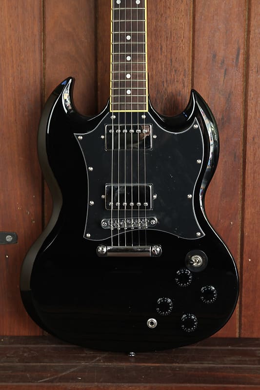 【SX】SGタイプ エレキギター 黒 SX Vintage SG Style Electric Guitar Black | Reverb