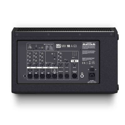 LD Systems MIX 10 A G3 Active 2 Way Loudspeaker with Integrated 7 Channel Mixer image 6
