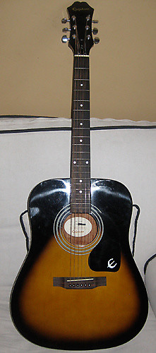 Epiphone pr150vs acoustic guitar top