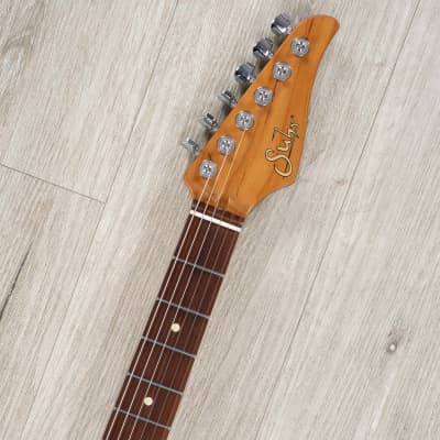 Suhr Standard Plus HSS Guitar, Pau Ferro Fingerboard, Bengal Burst image 8