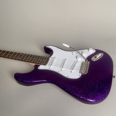 2023 Bell & Hern Custom "The  Space X Stratosphere Sparkle Strat"  One of a kind !! image 4