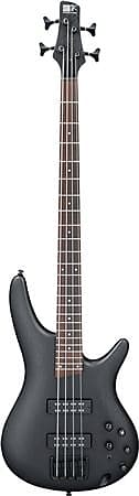 Ibanez SR300E Electric Bass Weathered Black image 1