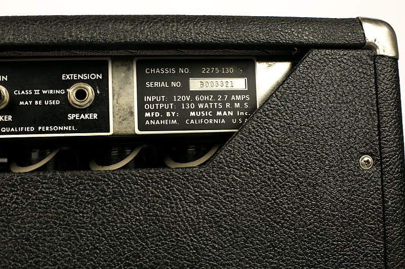 Music Man 410-HD One Thirty 2-Channel 130-Watt 4x10" Guitar Combo 1974 - 1979 image 3