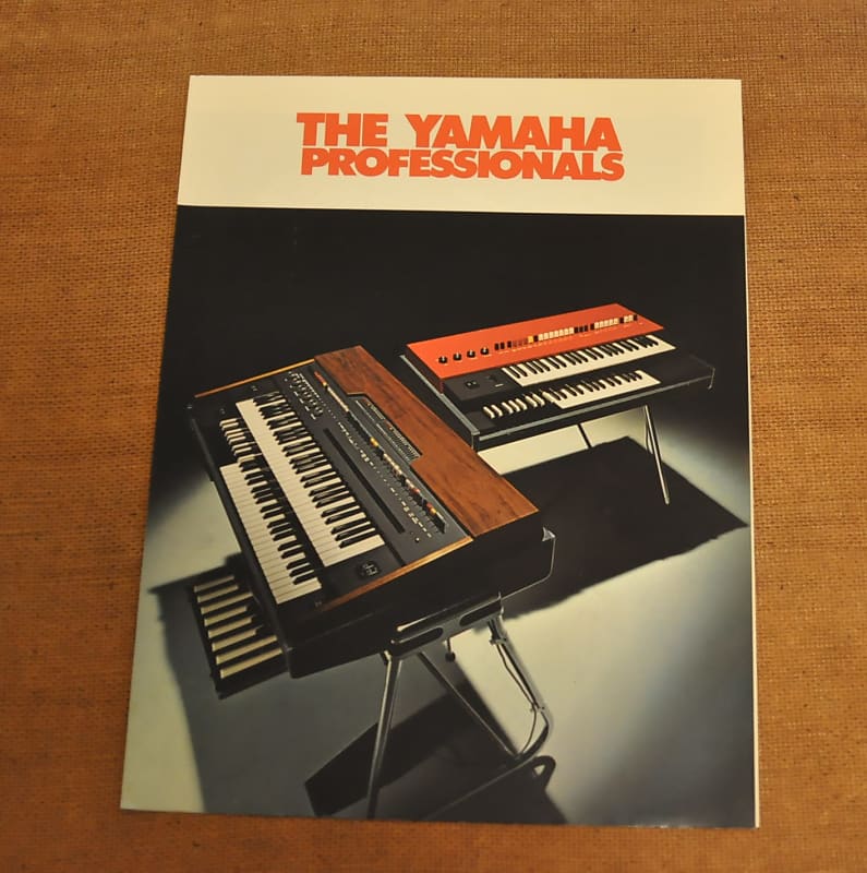 Yamaha "The Yamaha Professionals YC organs" vintage catalog Reverb
