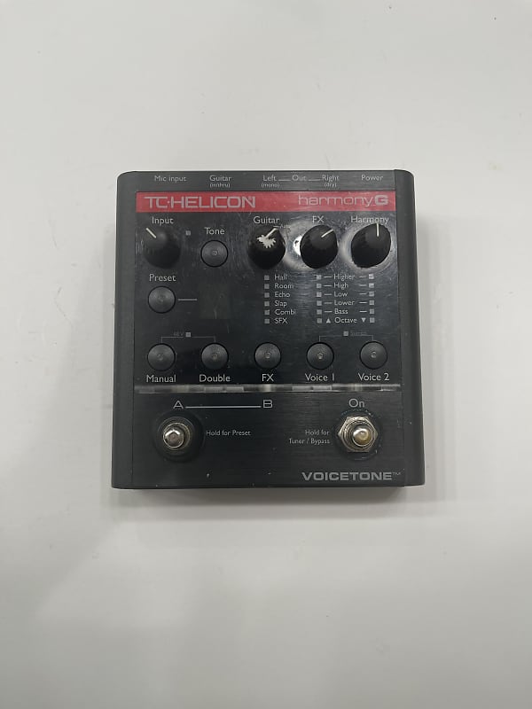 Tc helicon purchases voicetone harmony g-xt guitar effects pedal