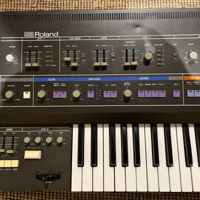 Roland Jupiter 6  Synthesizer with Europa Mod  - Serviced June 2022 - 1983 - 1985 Black image 5