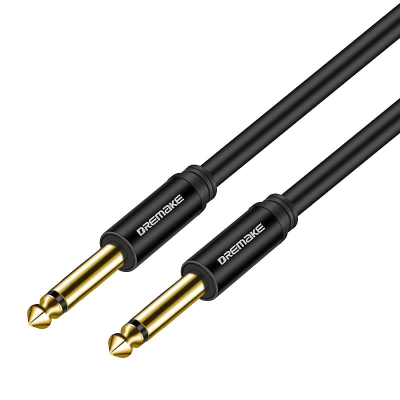 6.35Mm 1/4'' To 1/4'' Jack Guitar Cable, Mono 6.5Mm Ts Reverb