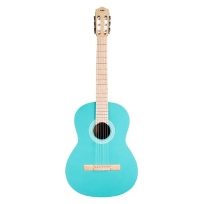 Cordoba Protege C1 Matiz Nylon String Acoustic Guitar - Aqua - Mint, Open Box