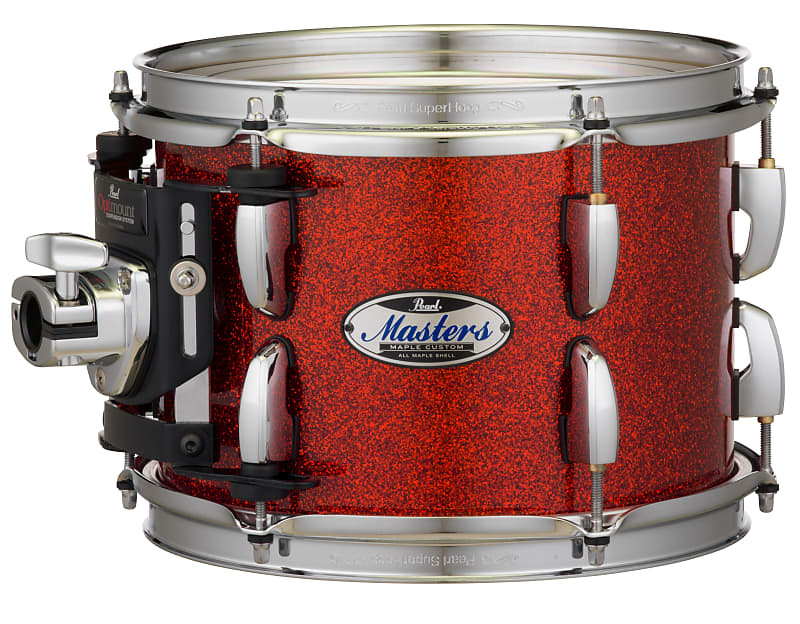 Pearl Masters Maple Complete 10"x9" tom w/optimount VERMILION SPARKLE MCT1009T/C346 image 1