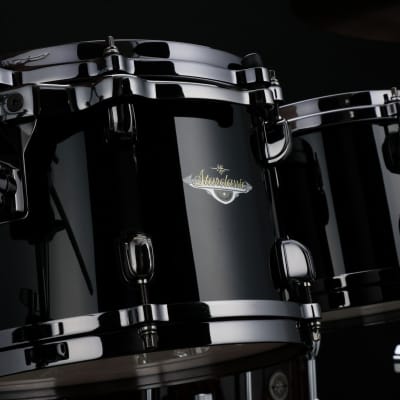Tama MAT1007BN-PBK Starclassic Maple Lacquer Rack Tom 10" x 7" - Piano Black/Black Nickel HW image 4