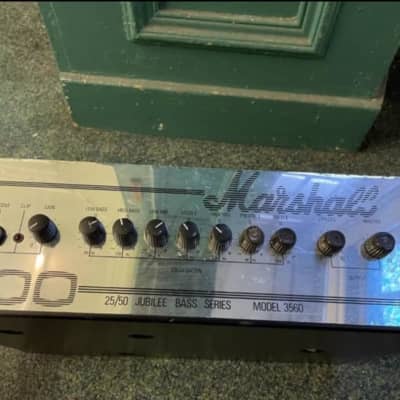 Marshall 25/50 Jubilee Bass Series Model 3560 - 600w 1987 - Silver image 1