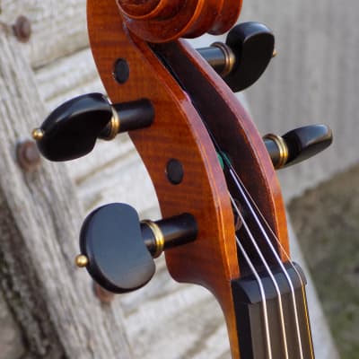 Professional Violin, Antique Dark Brown Varnish, Handmade in Kansas USA by Colton Mulder, Crow Creek Fiddles 2023 image 21