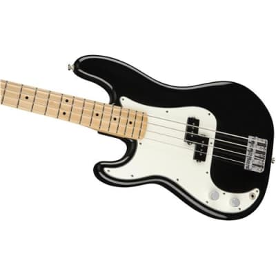 Fender Player Precision Left Handed Electric Bass Guitar, Maple Fingerboard, Black image 4