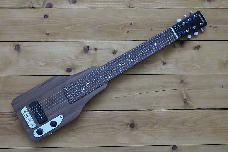 Woodsville Chicago 51 Lap Steel - Walnut, with Padded Gig Bag image 1