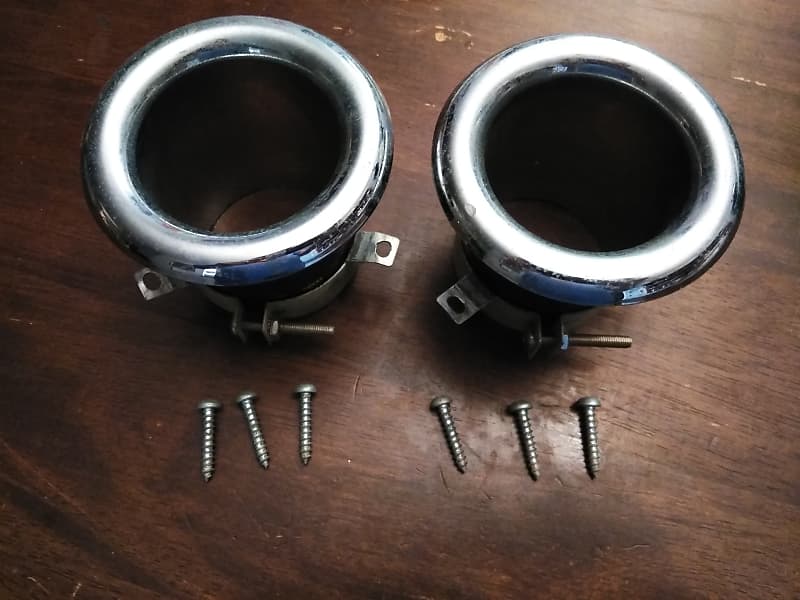 Vintage Kustom Amp Speaker cab ports (pair) Reverb