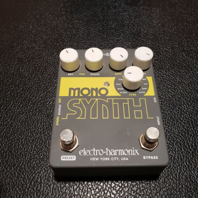 Electro-Harmonix Mono Synth Synthesizer Pedal w/ Original Box & Manual's (Used) "No Power Supply" image 1
