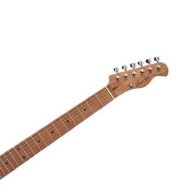 Bacchus BTE-2-RSM/M-3TS Universe Series Roasted Maple Electric Guitar, 3 Tone Sunburst image 3