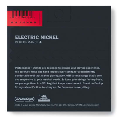 Dunlop Electric Nickel Performance+ 10/56 Light image 2