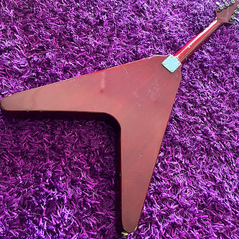 Early 1970s Greco FV-500 Flying V Cherry Red (Matsumoku Pre