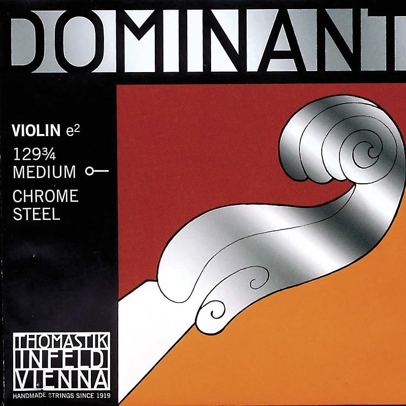 Thomastik Thomastik Dominant 3/4 Violin E String Medium Steel Ball-End image 1