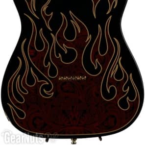 Fender James Burton Telecaster - Red Paisley Flames image 7