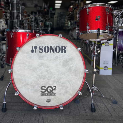 Sonor SQ2 Maple Mint Sparkle Shell Pack - 13,16,22 | Reverb