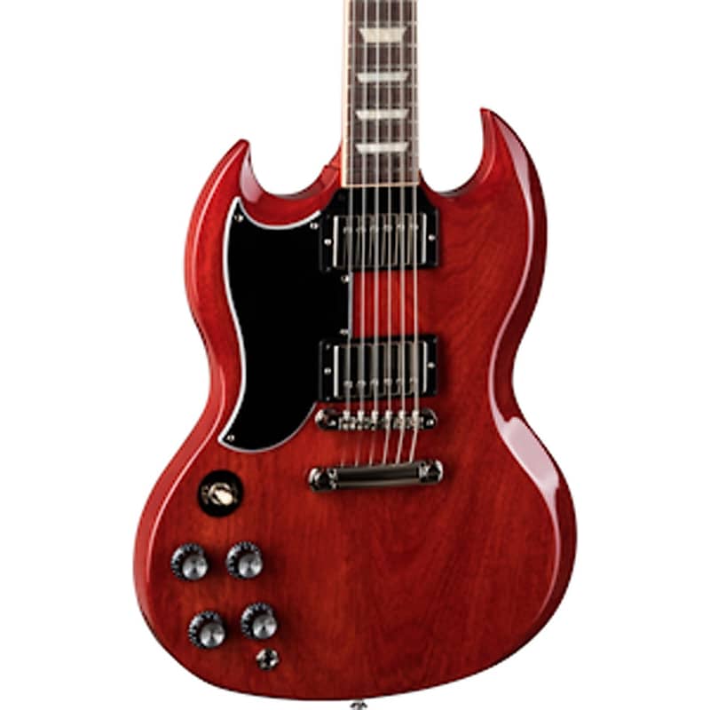 Gibson SG Standard '61 Electric Guitar, Left-Handed (with Case), Vintage Cherry image 1
