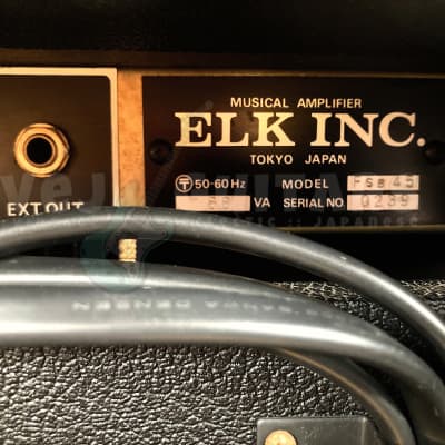 ELK FSB-45 JAPAN 1970s VINTAGE BASS AMP COMBO ***AUGUST AMP