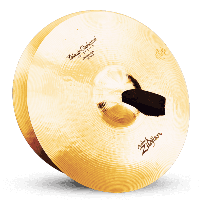 Zildjian 16" A Classic Orchestral Selection Medium Light Cymbals (Pair)