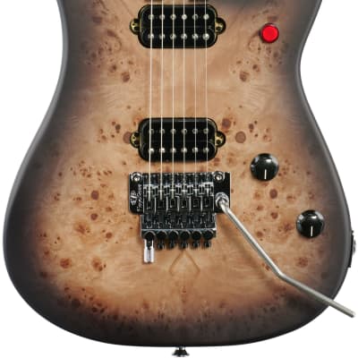 EVH 5150 Series Deluxe Electric Guitar, Poplar Burl Black Burst image 2