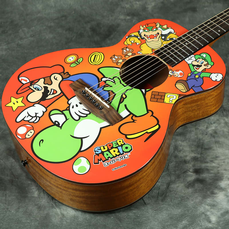 ARIA ARIA-151SM SUPER MARIO Mini Acoustic Guitar Body Mini Guitar Acoustic  Guitar Aria Folk Guitar [03/16]