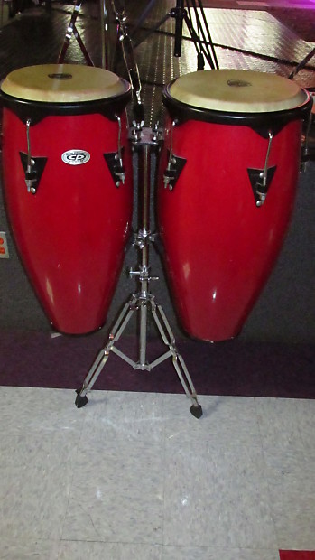latin Percussion Cosmic Percussion Series Congas Red