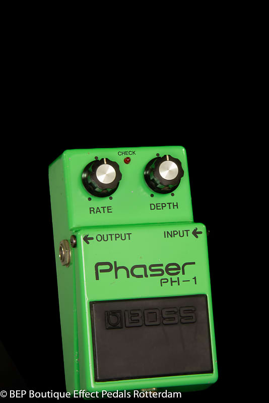 Boss PH-1 Phaser 1979 s/n 8200 Silver Screw Long Dash Clear Switch made in  Japan