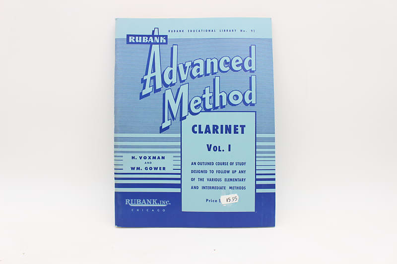 Hal Leonard Rubank Advanced Method Vol 1 for Clarinet Music Book No. 91 image 1