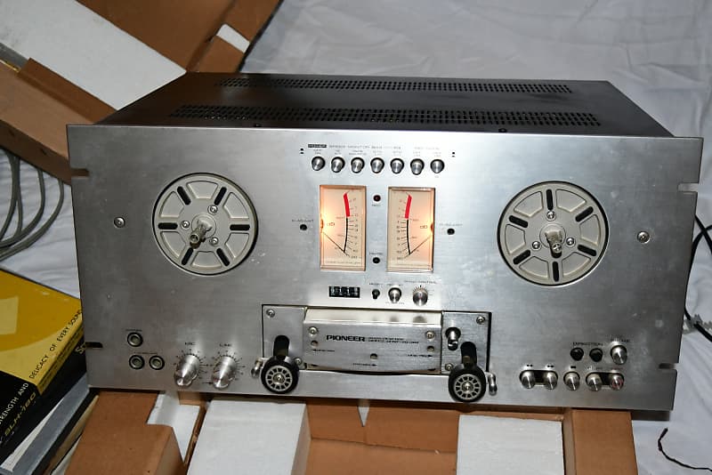 Pioneer RT-707 4-Track Stereo Reel-to-Reel Tape Deck 1977 - 1984 - Silver jan25 #B